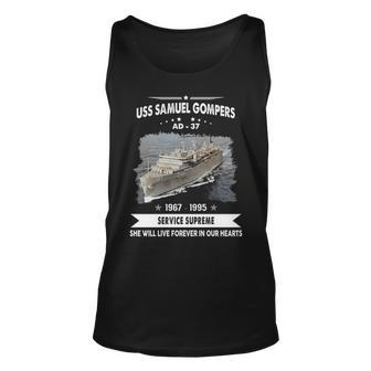Uss Samuel Gompers Ad Unisex Tank Top - Monsterry