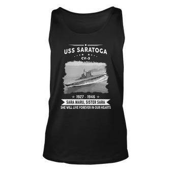 Uss Saratoga Cv V2 Unisex Tank Top - Monsterry CA