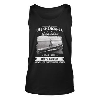 Uss Shangri-La Cv 38 Cva 38 Front Unisex Tank Top - Monsterry DE