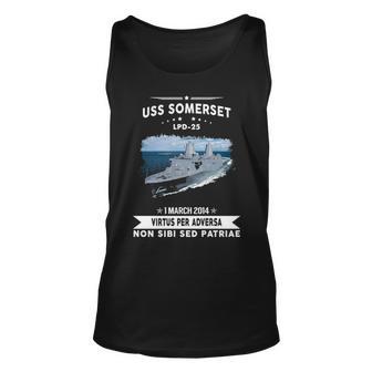 Uss Somerset Lpd Unisex Tank Top - Monsterry CA