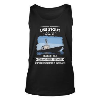 Uss Stout Ddg V2 Unisex Tank Top - Monsterry