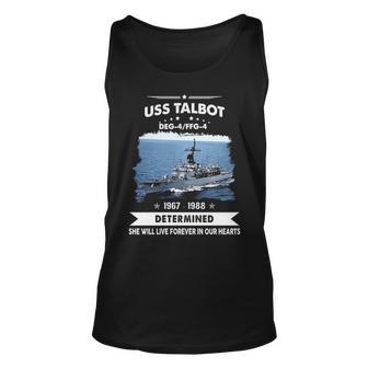 Uss Talbot Ffg 4 Deg Unisex Tank Top - Monsterry AU