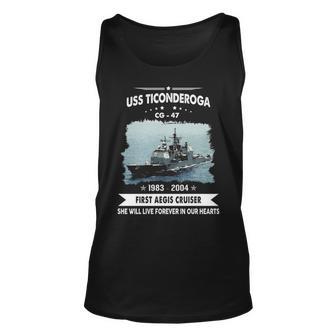 Uss Ticonderoga Cg V2 Unisex Tank Top - Monsterry UK