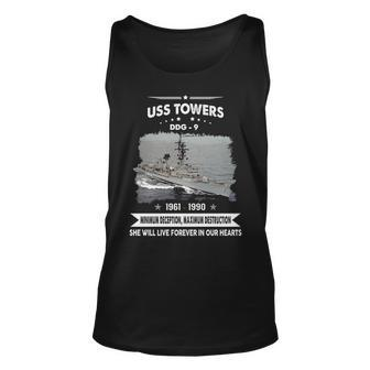 Uss Towers Ddg V2 Unisex Tank Top - Monsterry UK