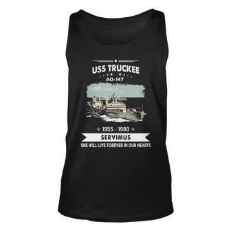 Uss Truckee Ao V2 Unisex Tank Top - Monsterry