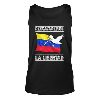 Venezuela Freedom Democracy Guaido La Libertad Unisex Tank Top | Mazezy