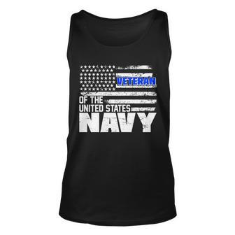 Veteran Of The United States Navy Unisex Tank Top - Monsterry CA