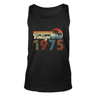 Vintage 1975 Made In 1975 47Th Birthday Gift 47 Year Old Unisex Tank Top - Monsterry