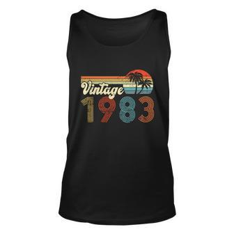 Vintage 1983 Made In 1983 39Rd Birthday Gift 39 Year Old Unisex Tank Top - Monsterry UK