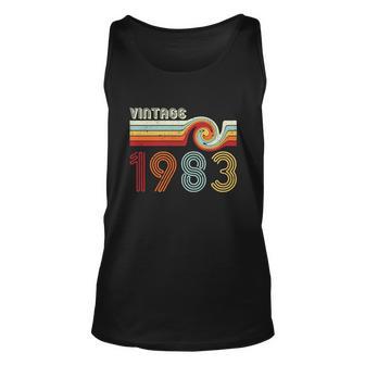 Vintage 1983 Retro Birthday Gift Graphic Design Printed Casual Daily Basic Unisex Tank Top - Thegiftio UK