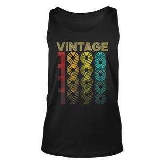 Vintage 1998 Funny 24 Years Old Men And Women 24Th Birthday Unisex Tank Top - Seseable