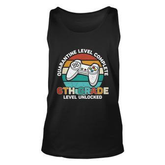 Vintage 6Th Grade Level Unlocked First Day Of School Back To School Unisex Tank Top - Monsterry DE