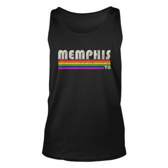 Vintage 80S Style Memphis Tn Gay Pride Month Unisex Tank Top - Monsterry