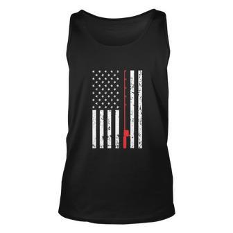 Vintage American Flag Fishing Funny Unisex Tank Top - Monsterry DE