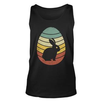 Vintage Easter Bunny Egg Unisex Tank Top - Monsterry CA