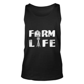 Vintage Farm Life Man I Love Farming Tshirt Unisex Tank Top - Monsterry AU
