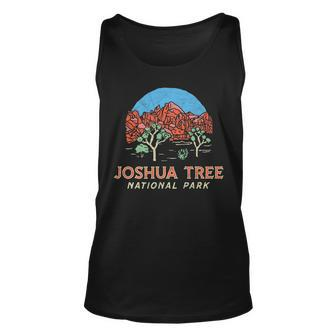 Vintage Joshua Tree National Park Retro Desert Unisex Tank Top - Seseable