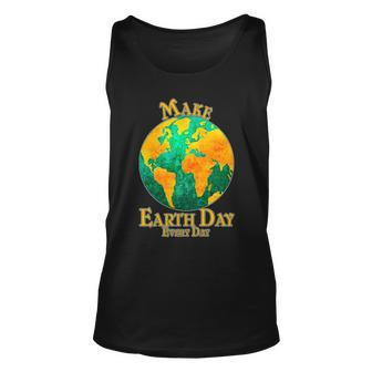 Vintage Make Earth Day Every Day Tshirt Unisex Tank Top - Monsterry