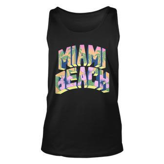 Vintage Miami Beach Tshirt Unisex Tank Top - Monsterry UK