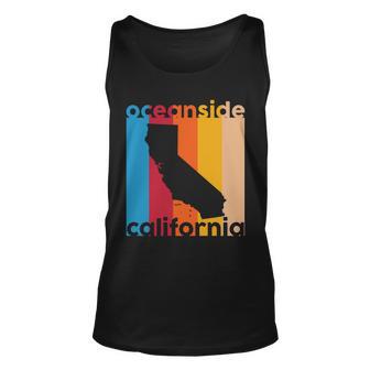 Vintage Oceanside California Unisex Tank Top - Monsterry