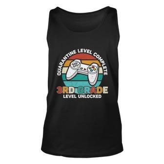 Vintage Quarantine 3Rd Grade Level Unlocked Back To School Unisex Tank Top - Monsterry AU