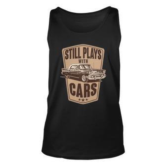 Vintage Retro Still Plays With Cars Tshirt Unisex Tank Top - Monsterry UK