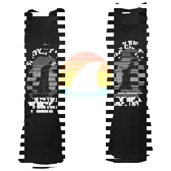 Vintage Sorry I Cant Its Week Cute Shark Funny Shark Unisex Tank Top - Thegiftio