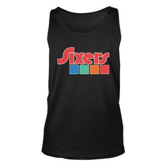 Vintage Style Sixers Sports Logo Unisex Tank Top - Monsterry