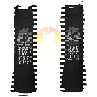 Vintage Sunset Retro Style Turkey Hunting Turkey Slayer V2 Unisex Tank Top - Thegiftio