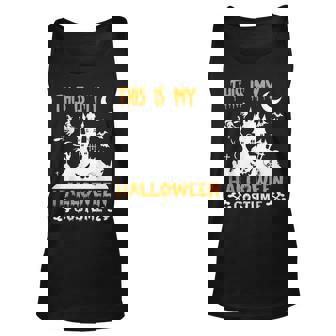 Vintage This Is My Halloween Costume Apparel Funny Retro Unisex Tank Top - Thegiftio