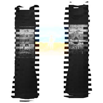 Vintage Ukraine Postage Stamp Flag Pride V2 Men Women Tank Top Graphic Print Unisex - Thegiftio