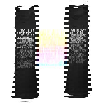 Vote As If Your Loved One Is An Immigrant Funny Lgbt Unisex Tank Top - Thegiftio