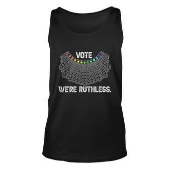 Vote Were Ruthless Feminist Womens Right Unisex Tank Top - Monsterry DE