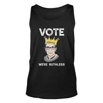 Vote Were Ruthless Feminist Womens Rights Unisex Tank Top - Monsterry