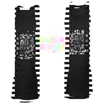 Watch Out Kindergarten Here I Come Back To School First Day Of School Unisex Tank Top - Thegiftio UK