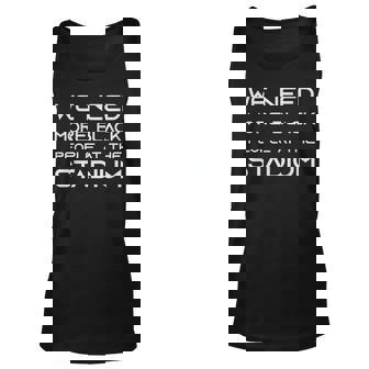 We Need More Black People At The Stadium V2 Unisex Tank Top - Seseable
