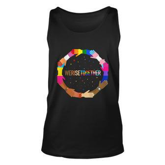 We Rise Together Lgbtq Pride Social Justice Equality Ally Unisex Tank Top