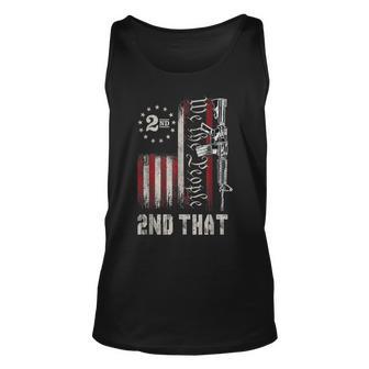 We The People 2Nd That Second Amendment Pro Gun American Men Women Tank Top Graphic Print Unisex - Thegiftio