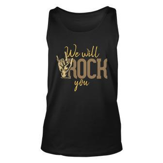 We Will Rock You Unisex Tank Top - Monsterry CA