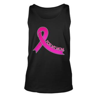 Wear Pink For My Mom Breast Cancer Awareness V2 Unisex Tank Top - Monsterry DE