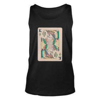 Weed King Poker Card Unisex Tank Top - Monsterry AU