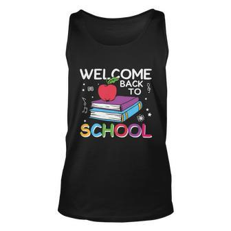 Welcome Back To School First Day Of School V3 Unisex Tank Top - Thegiftio UK