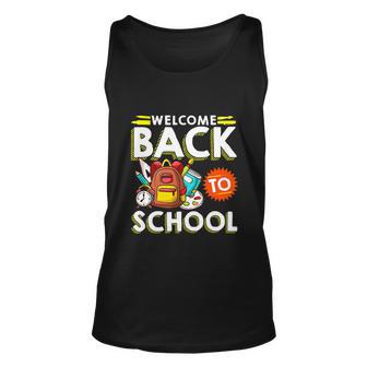 Welcome Back To School Teacher Student Summer Unisex Tank Top - Monsterry CA