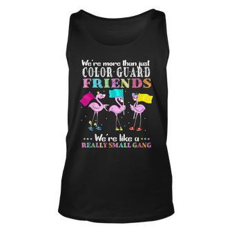 Were More Than Just Color Guard Friends Funny Color Guard Unisex Tank Top - Thegiftio UK