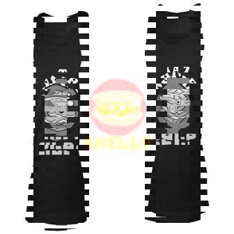 What The Shell Funny Dress Clam Pun Oyster Shucking Unisex Tank Top - Thegiftio