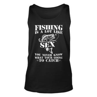 What You Catch V2 Unisex Tank Top - Seseable
