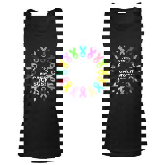 Whatever Color Cancer Sucks Unisex Tank Top - Thegiftio