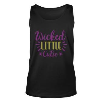 Wicked Little Cutie Halloween Quote V2 Unisex Tank Top - Monsterry