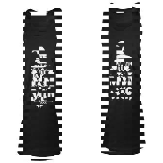 Wife Mom Witch Halloween Quote Unisex Tank Top - Monsterry