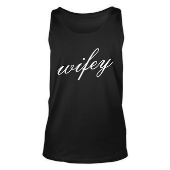 Wifey Logo Tshirt Unisex Tank Top - Monsterry CA